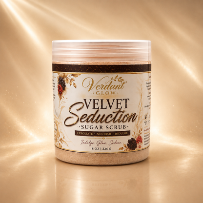 Verdant Glow Luxury Sugar Scrub – Velvet Seduction