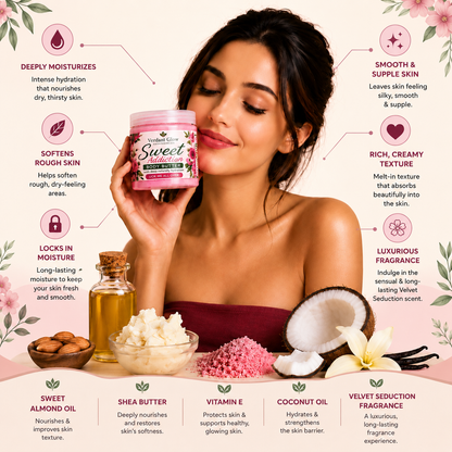 Verdant Glow Whipped Body Butter – Vanilla Drizzle