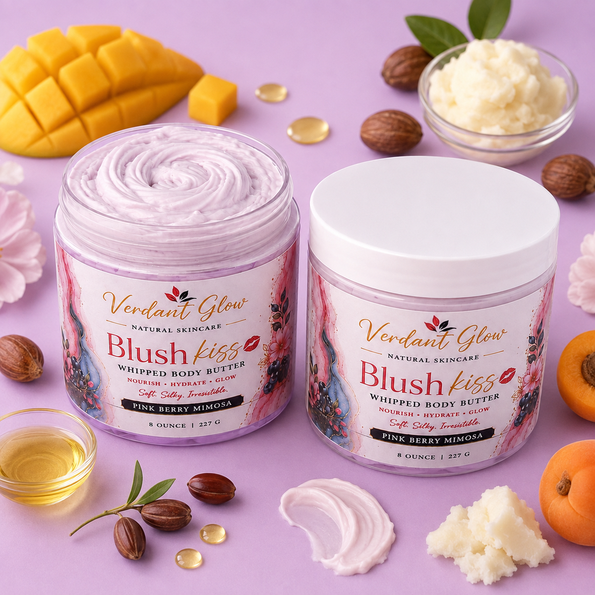 Verdant Glow Whipped Body Butter – Blush Kiss
