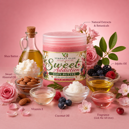 Verdant Glow Whipped Body Butter – Vanilla Drizzle