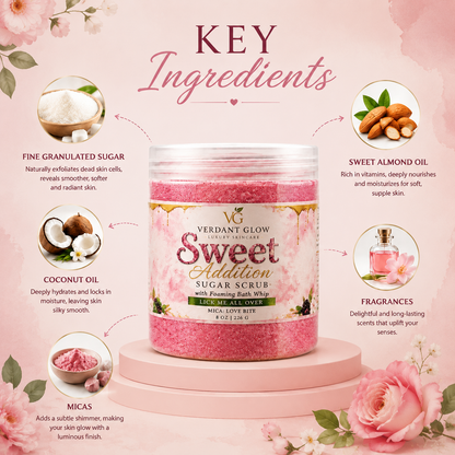 Verdant Glow Sweet Addiction - sugar scrub