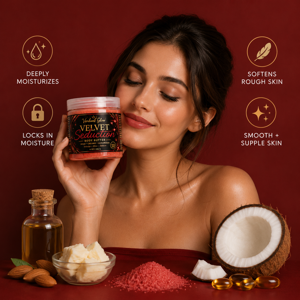 Verdant Glow Whipped Body Butter – Velvet Seduction